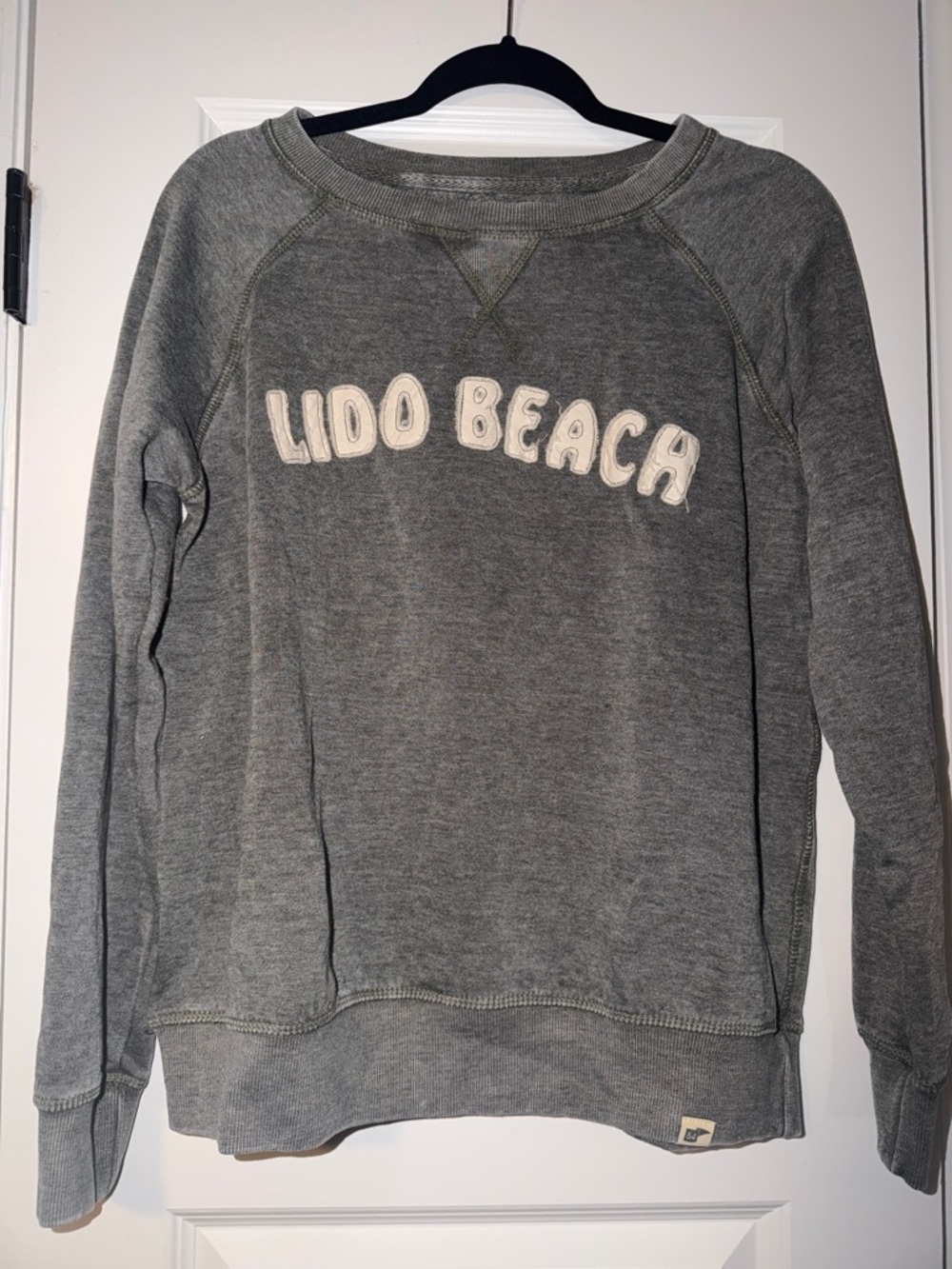 Gray 'Lido Beach' Pullover Sweatshirt
